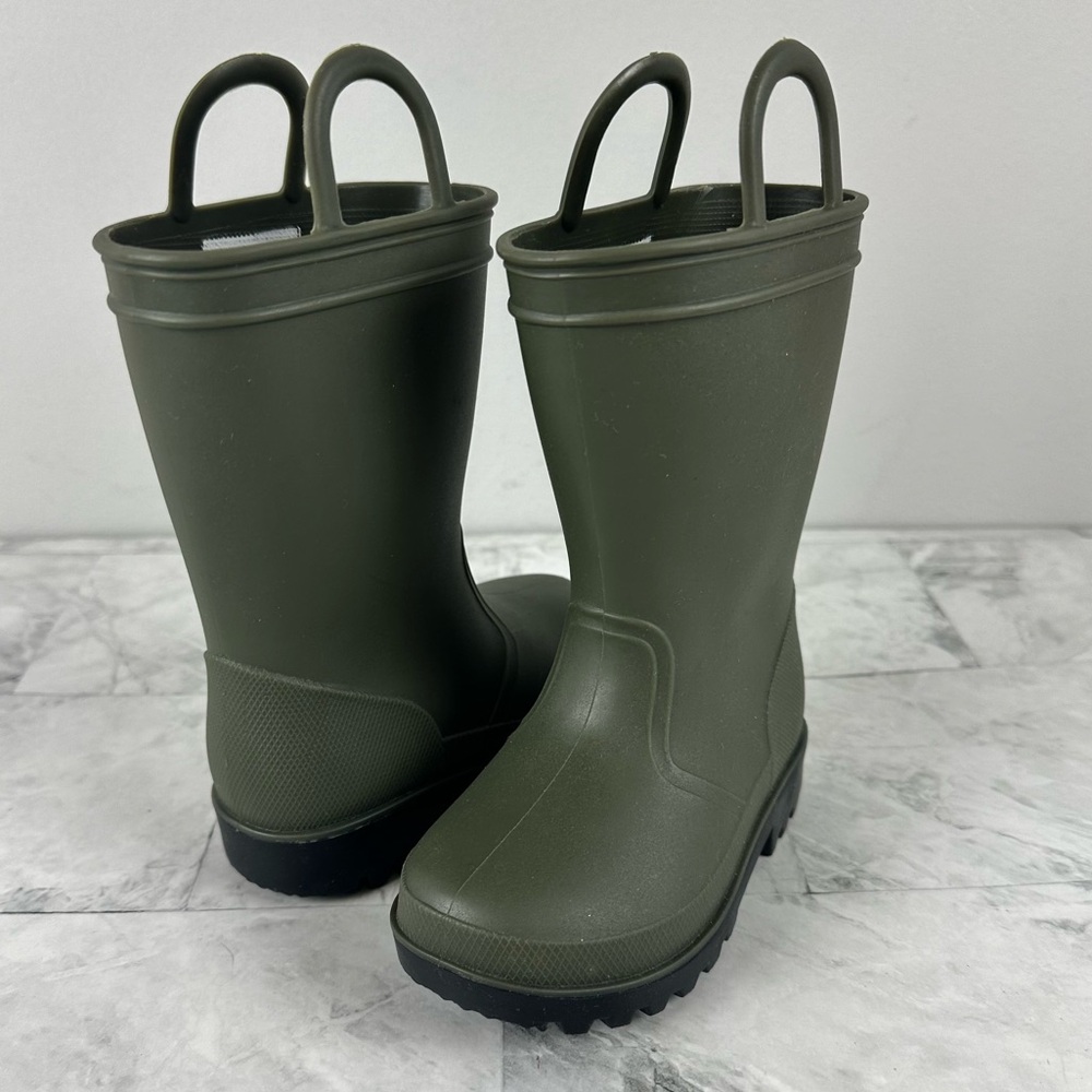 NWB Capelli olive rain boots rubber boots sz 5